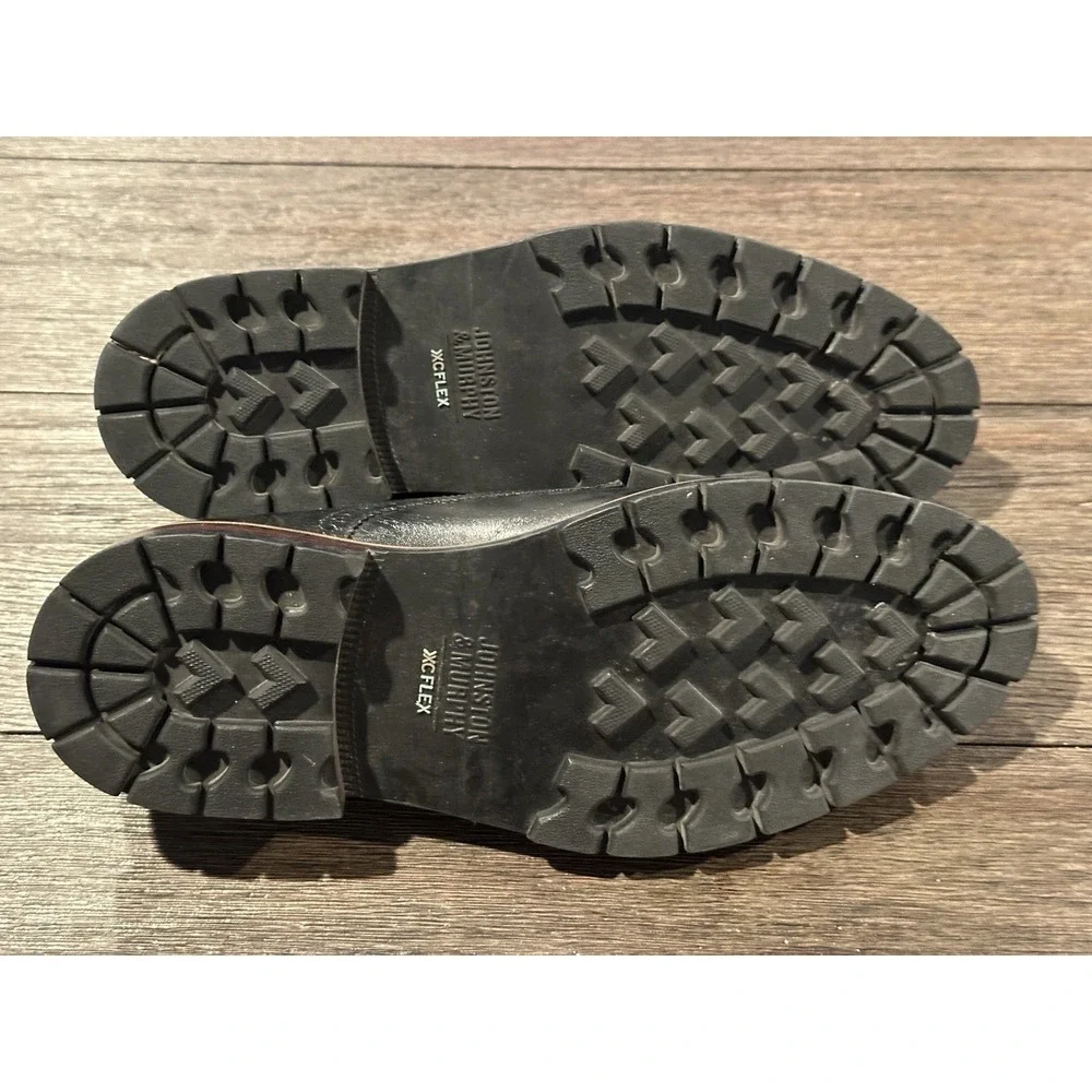 Johnston & Murphy XC Flex Comrad Plain Toe Bpack 10.5 Sheepskin Leather‎ Shoes
